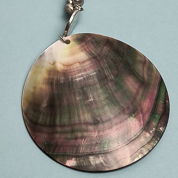 Tommy Bahama Shell Necklace With Beads Freshwater Pearl Multi-Color Reso… - Picture 8 of 11